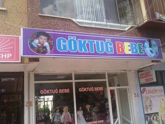 Göktuğ Bebe Vinil Tabela Uygulaması