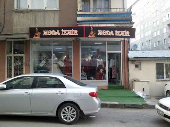 Moda İzmir Vinil Tabela