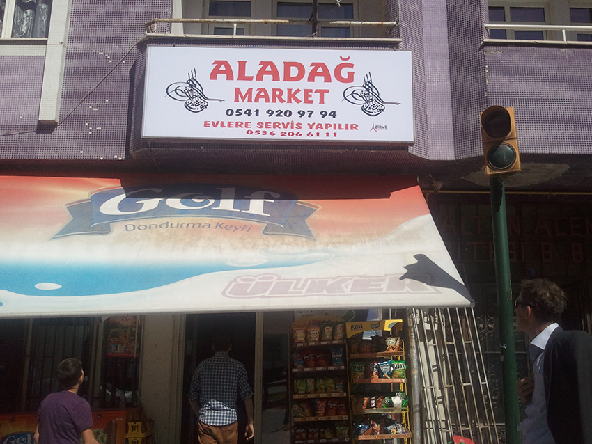 Aladağ Market Işıklı Tabela