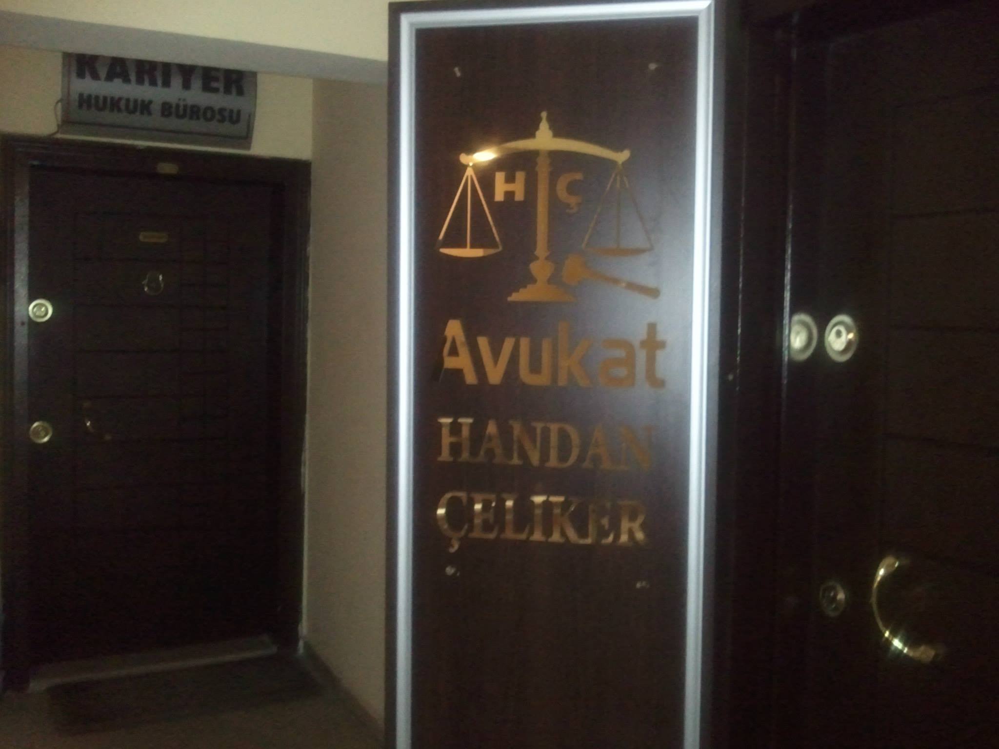 Av. Handan Çeliker Kesim Harf Tabela
