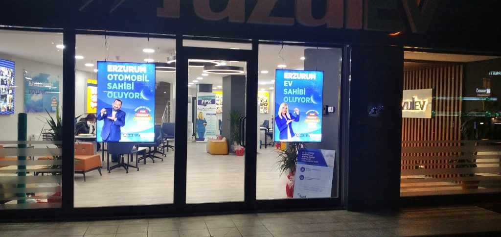 Erzurum Fuzul Ev Işıklı Tabela LedBox Yapım Ve Montajı Erzurum Zirve